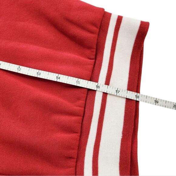 Cult Favorite Hoodie Shorts Set Red White Women's Medium Chicago Athletic Club - Picture 14 of 14